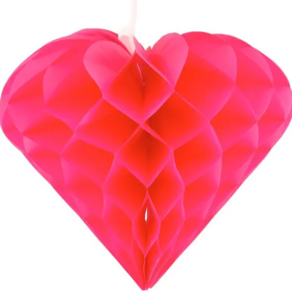 Honeycomb Rosa Hjärta 2-pack