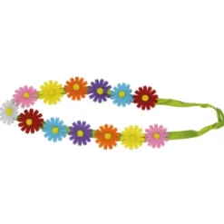 Hårband med Flerfärgade Blommor