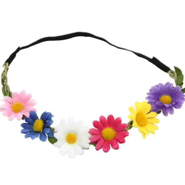 Hårband med Färgglada Blommor