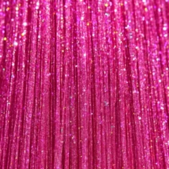 Hårslingor Glitter Rosa (3-pack/͏50 cm)