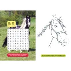 Hästar Pysselbok med Stickers