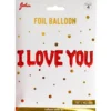 I Love You Ballonggirlang Röd