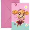 Inbjudningskort Paw Patrol Skye & Everest