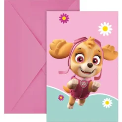 Inbjudningskort Paw Patrol Skye & Everest