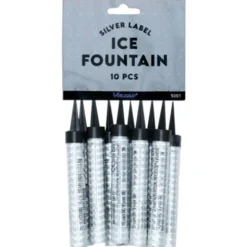 Isfacklor Holografisk Silver 10-pack