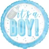 It's a Boy Folieballong Blå & Vit