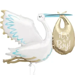 It's a Boy Folieballong Stork