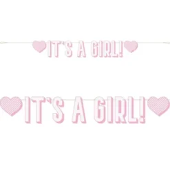 It's a Girl Girlang Rosa & Vit