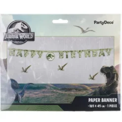 Jurassic World Happy Birthday Girlang 165 x 45 cm