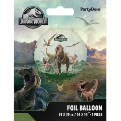 Jurassic World Rund Folieballong 35 cm