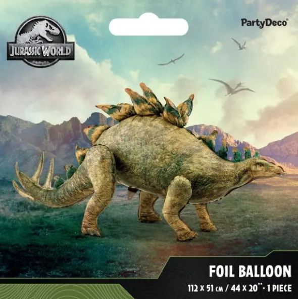 Jurassic World Stegosaurus Stående Ballong 112 x 51 cm