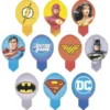 Justice League Ätbara Cupcake Dekorationer
