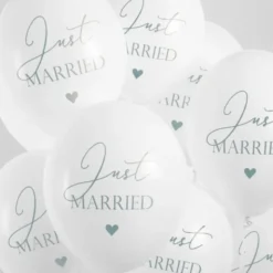 Just Married Latexballonger