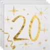 Kaffeservetter 20 År Sparkle