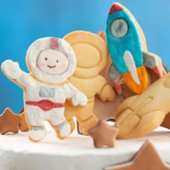 Kakformar Rymdraket och Astronaut