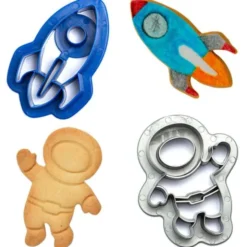 Kakformar Rymdraket och Astronaut