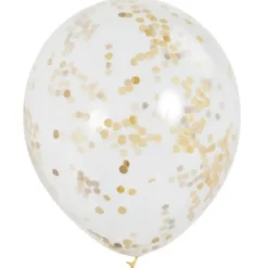 Konfettiballonger Guld