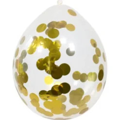 Konfettiballonger Prickar Guld Dot