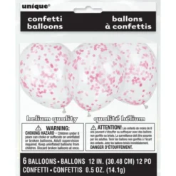 Konfettiballonger Rosa