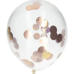 Konfettiballonger Roséguld