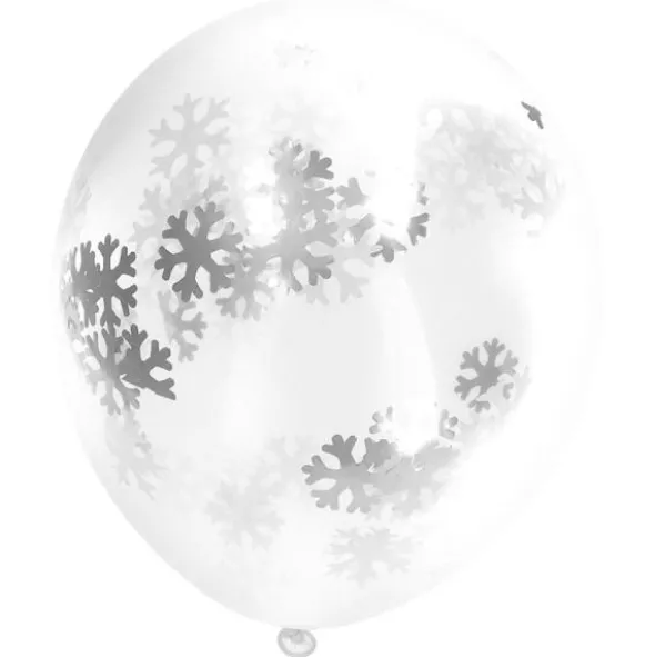 Konfettiballonger Snöflingor