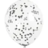 Konfettiballonger Svart