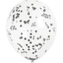 Konfettiballonger Svart