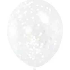 Konfettiballonger Vit