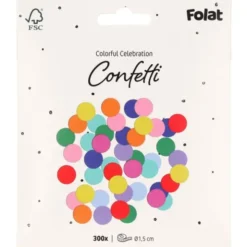 Konfetti Dots Flerfärgad 300-pack