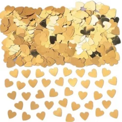 Konfetti Hjärtan Guld