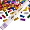 Konfettikanon Flerfärgad Rektangulärt Folie 40 cm