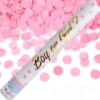 Konfettikanon Gender Reveal Rosa 40 cm