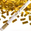 Konfettikanon Guld Folie 60 cm