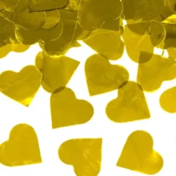 Konfettikanon Guld Hjärtan