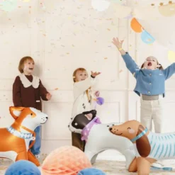 Konfettikanon Rektangulär Pastell 28 cm