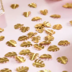 Konfetti Löv Metallic Guld