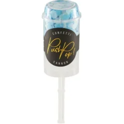 Konfetti Push Pop Blå & Mint