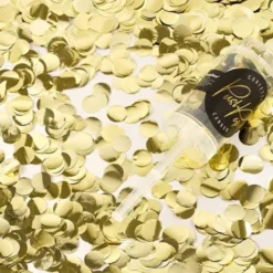 Konfetti Push Pop Guld