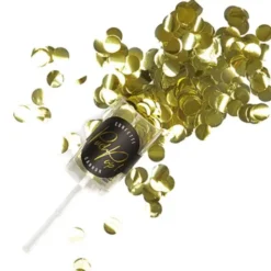 Konfetti Push Pop Guld