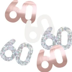 Konfetti 60! år Metallic