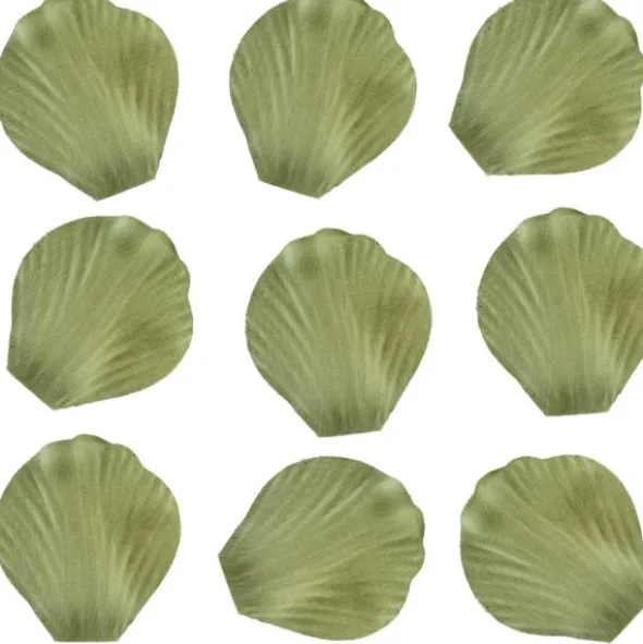Konfetti Rosenblad Olivgrön