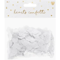 Konfetti Vita Hjärtan
