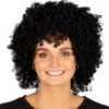 Kort Afroperuk Svart