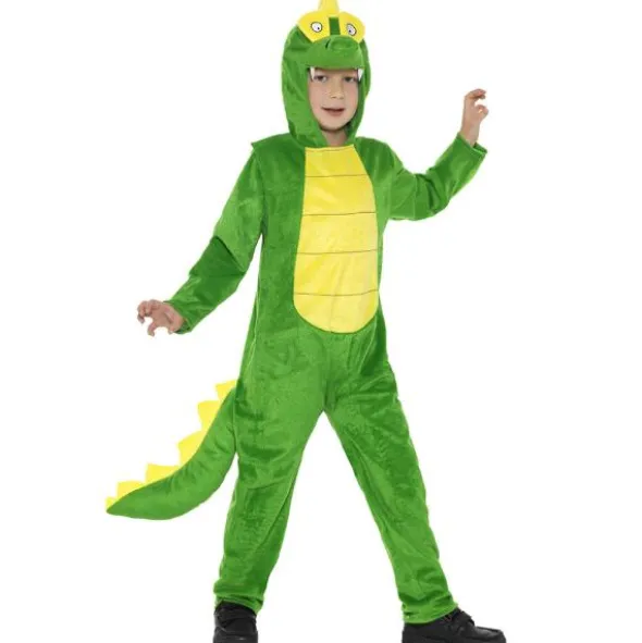 Krokodil Maskeraddräkt Barn (4-6 år (115-128 cm))