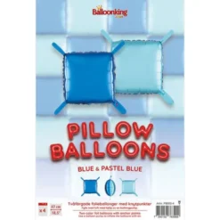 Kuddballonger Blå/Pastellblå 4-pack