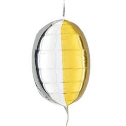 Kuddballonger Guld/Silver 4-pack