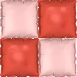 Kuddballonger Rosa/Röd 4-pack