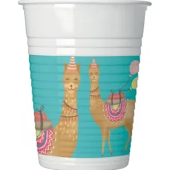 Lama Party Plastmuggar
