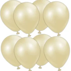 Latexballonger Antikguld 13 cm (25-pack)