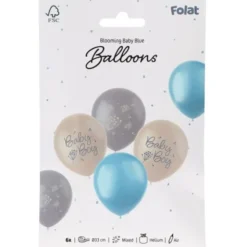 Latexballonger Baby Boy Mix 6-pack